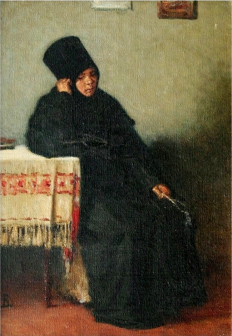 Монахиня. Послушница Вологодского монастыря.