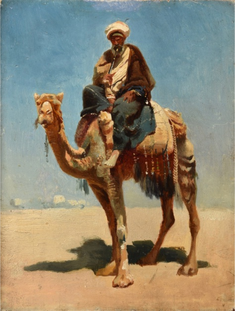 Араб на верблюде.