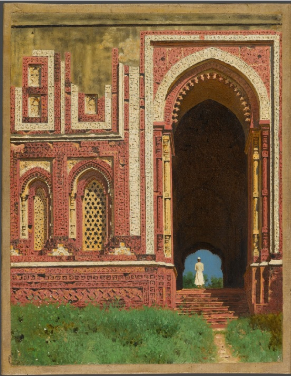Ворота около Кутуб-Минара. Старый Дели.
