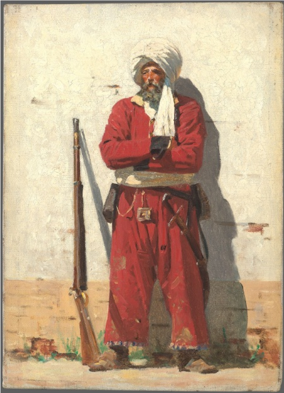 Кокандский солдат (сарбаз).